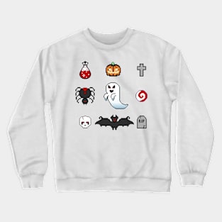 Pixelated Halloween Crewneck Sweatshirt